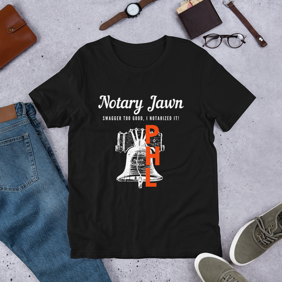Let Freedom Rang | Notary Jawn | Notary Public | Short-Sleeve | Unisex T-Shirt