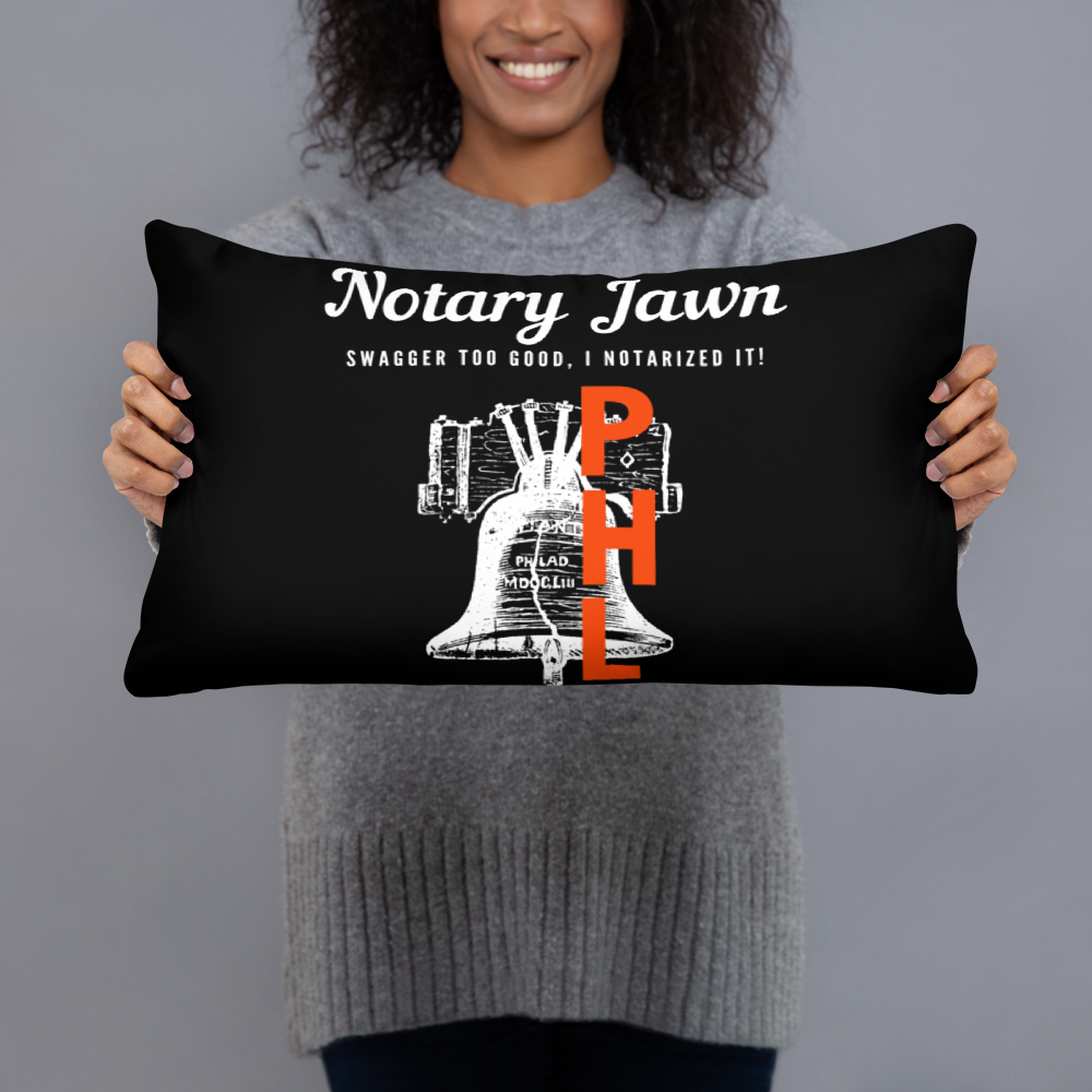 Let Freedom Rang | Notary Jawn | Notary Public | Pillow