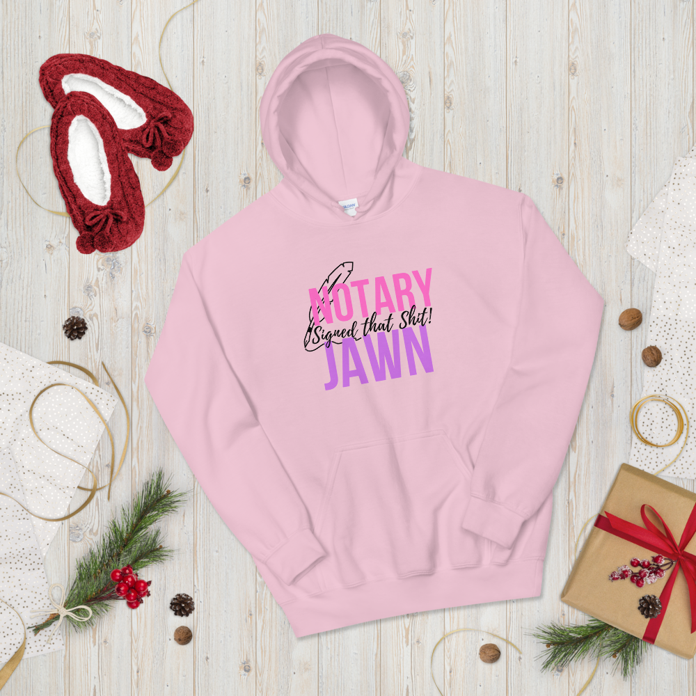 I Signed That Sh*t | Notary Jawn | Notary Public | Unisex Hoodie