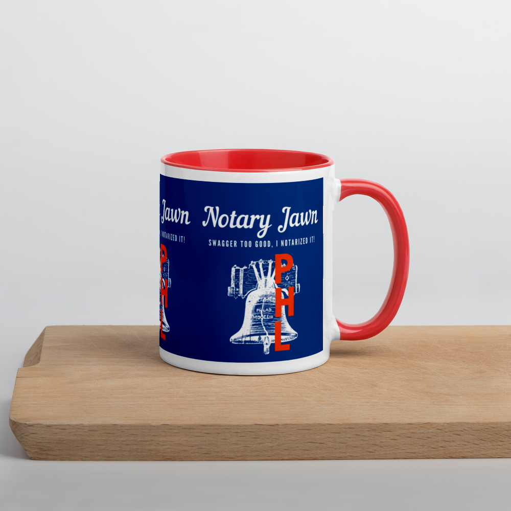 Let Freedom Rang | Notary Jawn | Notary Public | Mug with Color Inside