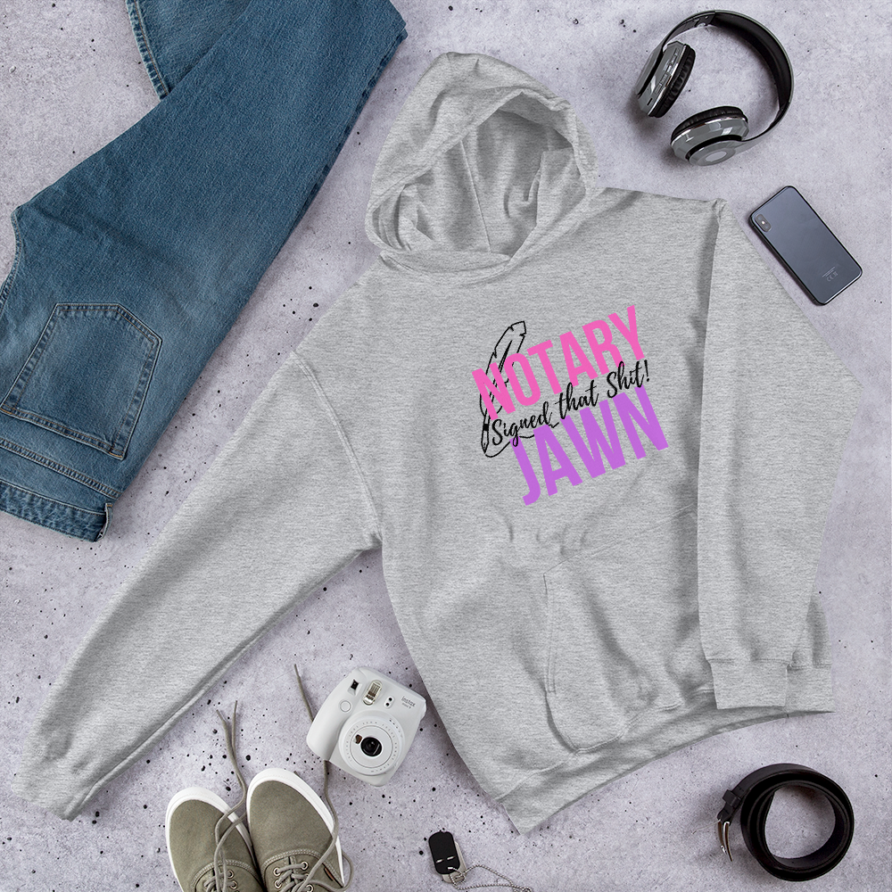 I Signed That Sh*t | Notary Jawn | Notary Public | Unisex Hoodie