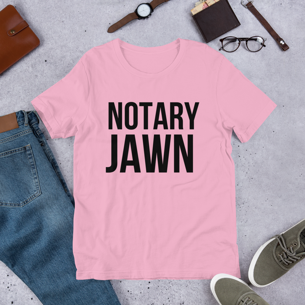 Original Notary Jawn | Notary Public | Short-Sleeve | Unisex T-Shirt