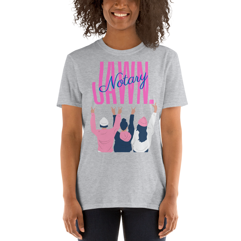 Raise The Roof for Your Notary Jawn | Notary Jawn | Notary Public | Unisex T-shirt