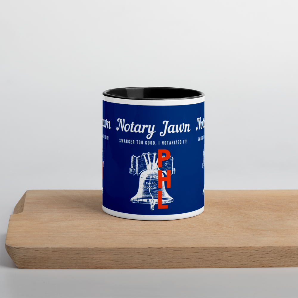 Let Freedom Rang | Notary Jawn | Notary Public | Mug with Color Inside