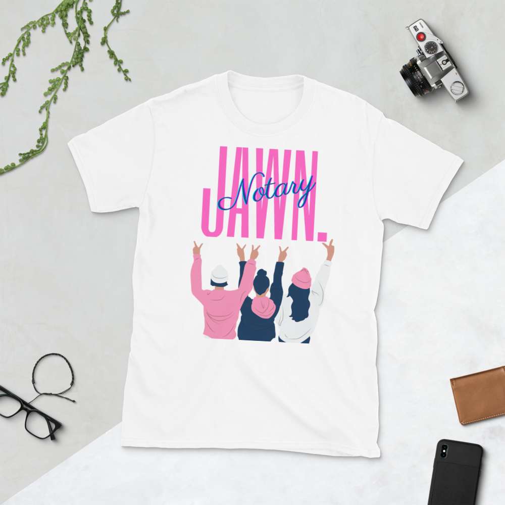 Raise The Roof for Your Notary Jawn | Notary Jawn | Notary Public | Unisex T-shirt