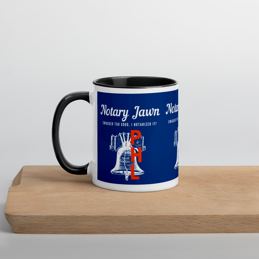 Let Freedom Rang | Notary Jawn | Notary Public | Mug with Color Inside