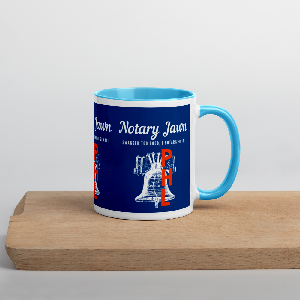 Let Freedom Rang | Notary Jawn | Notary Public | Mug with Color Inside