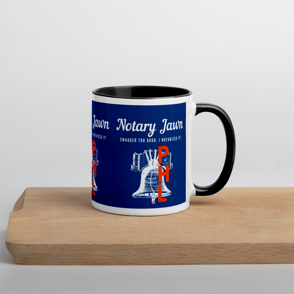 Let Freedom Rang | Notary Jawn | Notary Public | Mug with Color Inside