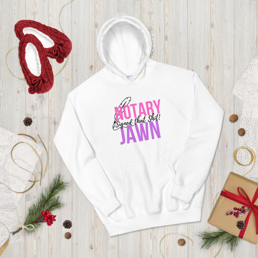 I Signed That Sh*t | Notary Jawn | Notary Public | Unisex Hoodie