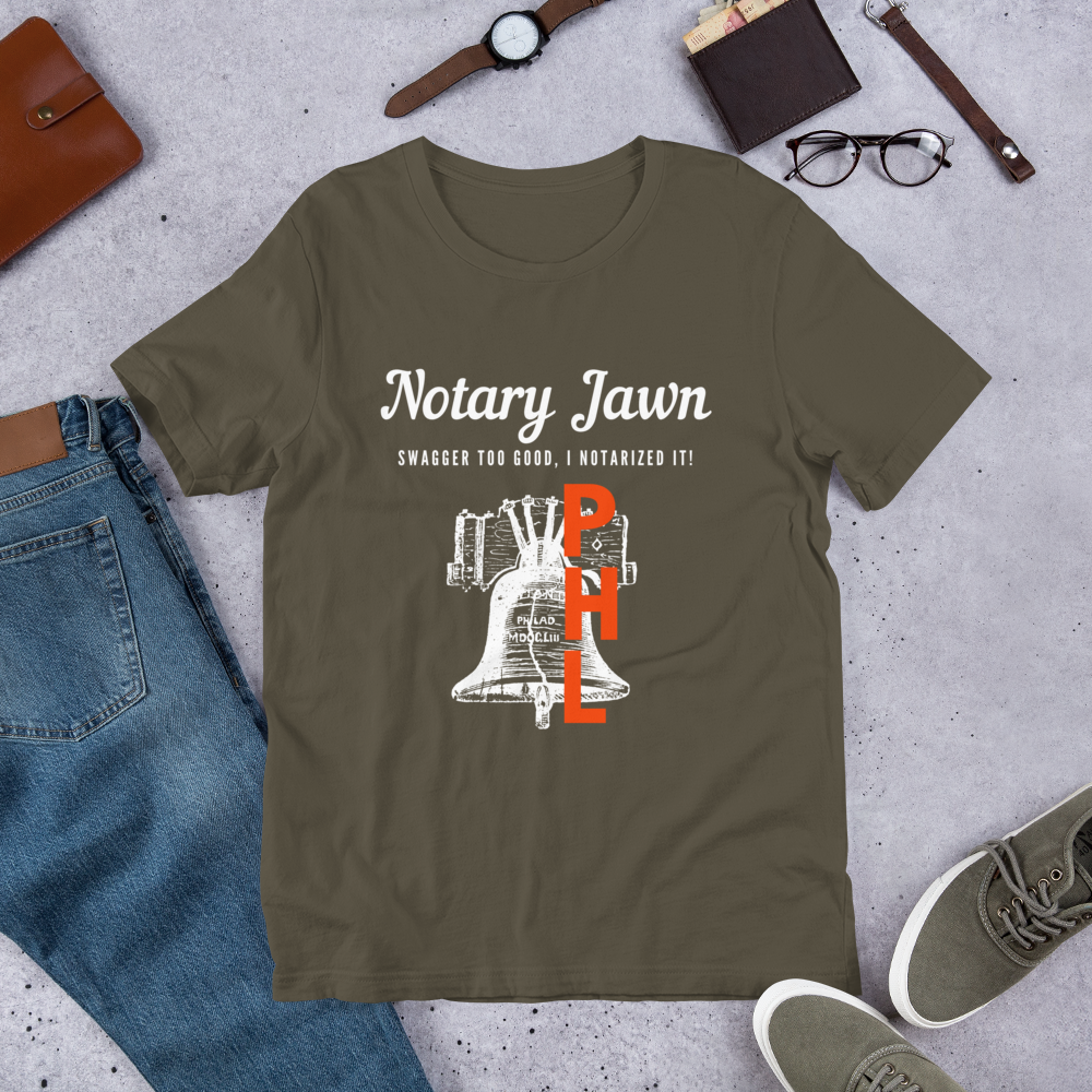 Let Freedom Rang | Notary Jawn | Notary Public | Short-Sleeve | Unisex T-Shirt