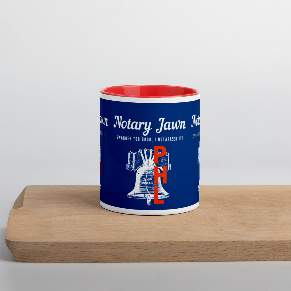 Let Freedom Rang | Notary Jawn | Notary Public | Mug with Color Inside