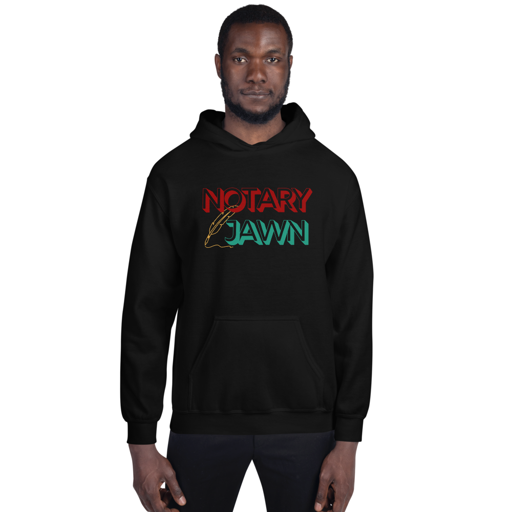 Philly Notary Jawn | Gotcha Front & Back | Unisex Hoodie