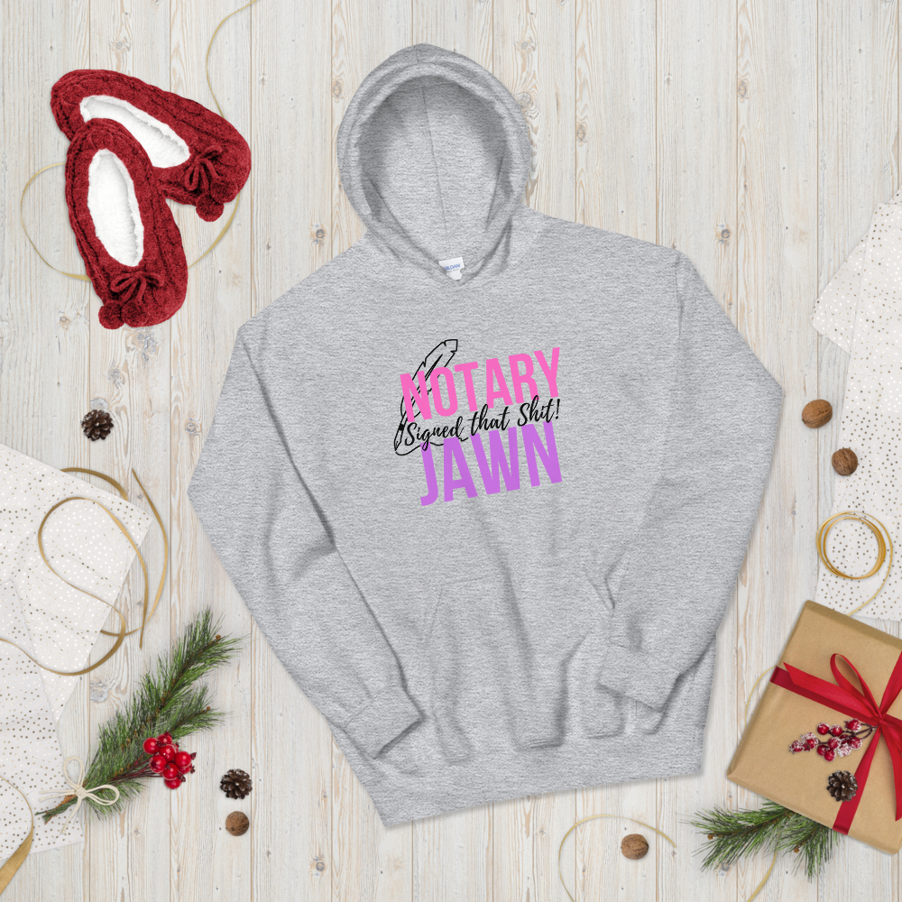 I Signed That Sh*t | Notary Jawn | Notary Public | Unisex Hoodie