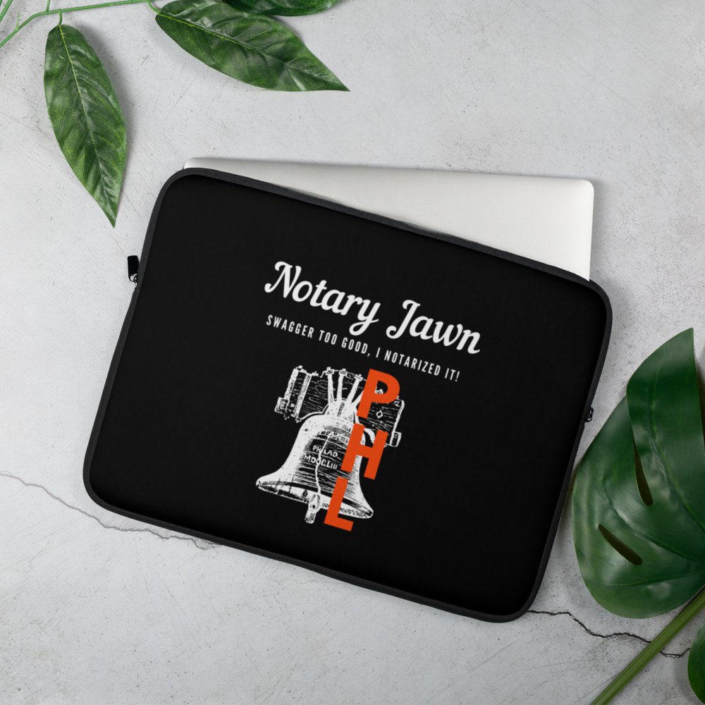 Let Freedom Rang | Notary Jawn | Notary Public | Laptop Sleeve