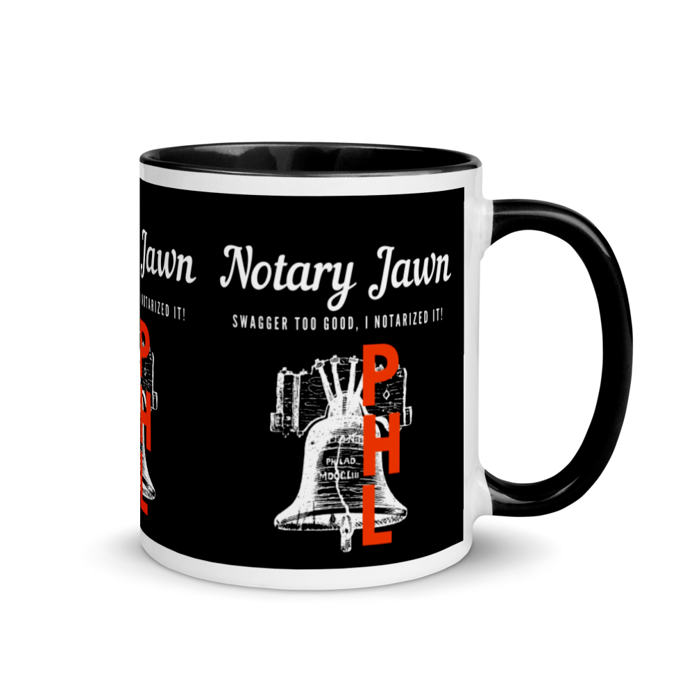 Let Freedom Rang | Notary Jawn | Notary Public | Mug with Color Inside