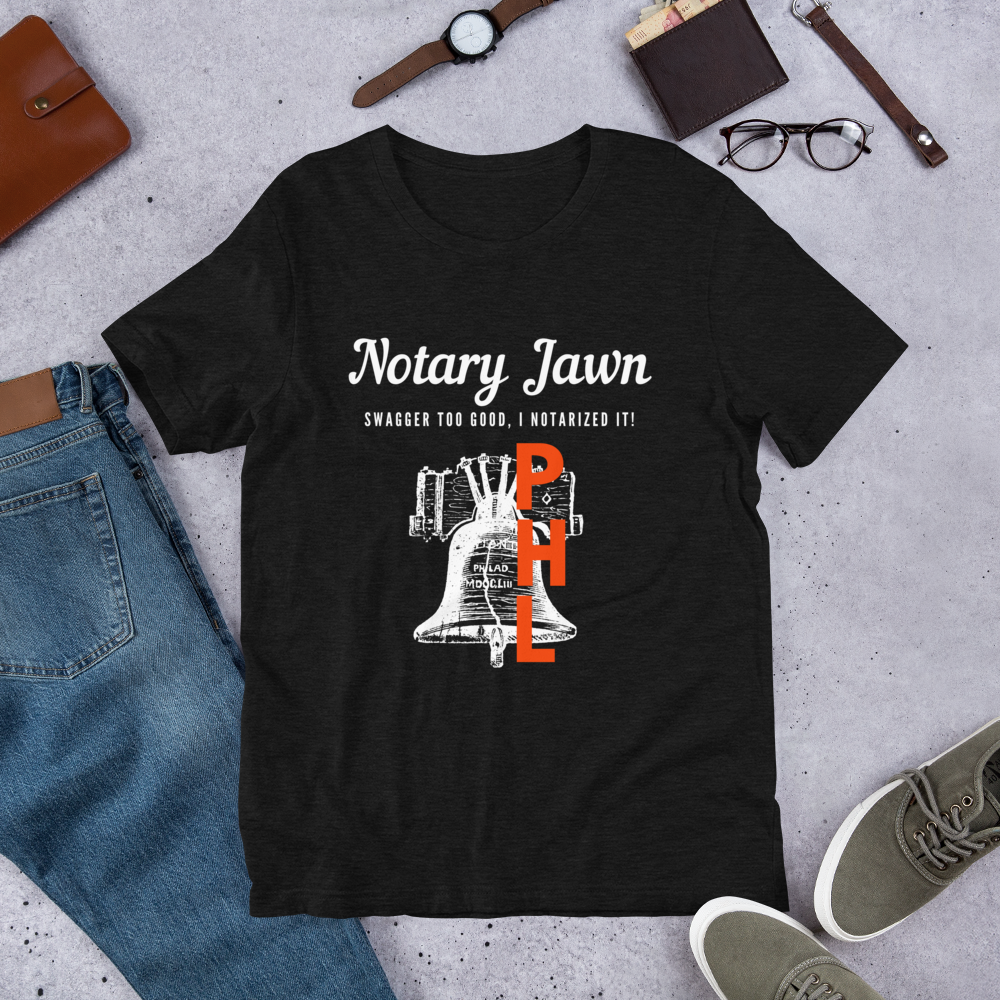 Let Freedom Rang | Notary Jawn | Notary Public | Short-Sleeve | Unisex T-Shirt