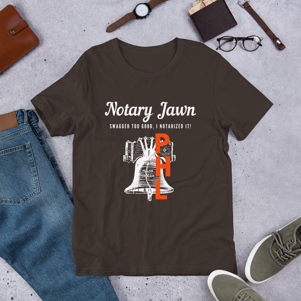 Let Freedom Rang | Notary Jawn | Notary Public | Short-Sleeve | Unisex T-Shirt