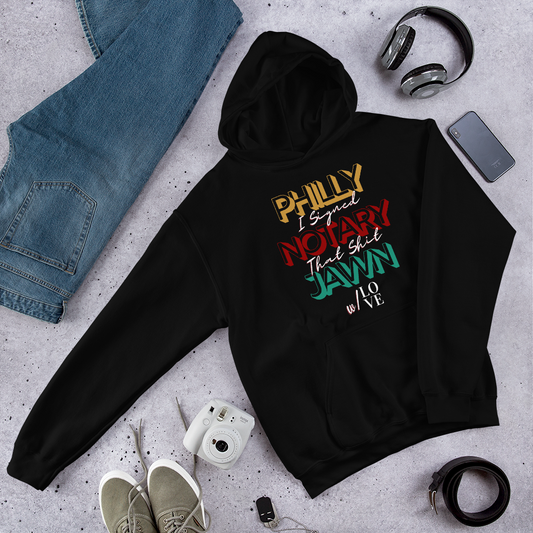 Reppin' Philly w/Love | Notary Jawn | Notary Public | Unisex Hoodie