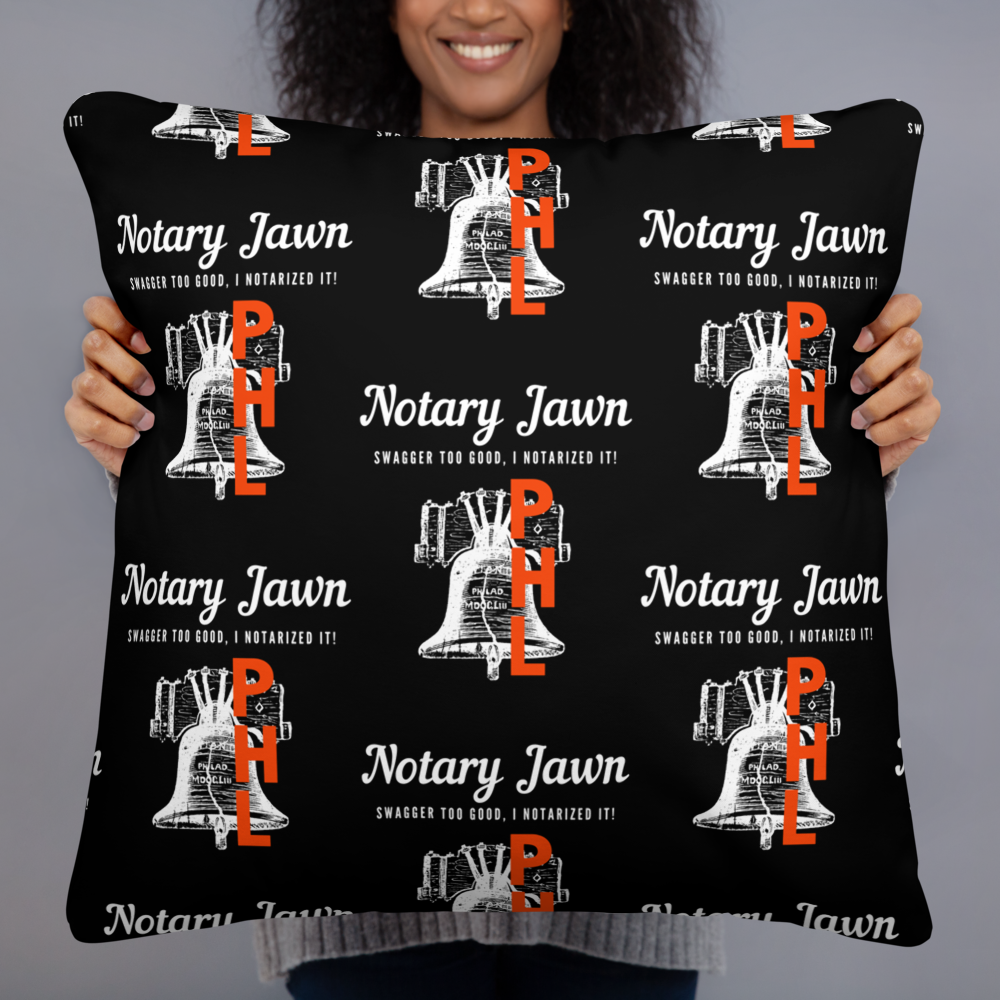 Let Freedom Rang | Notary Jawn | Notary Public | Pillow