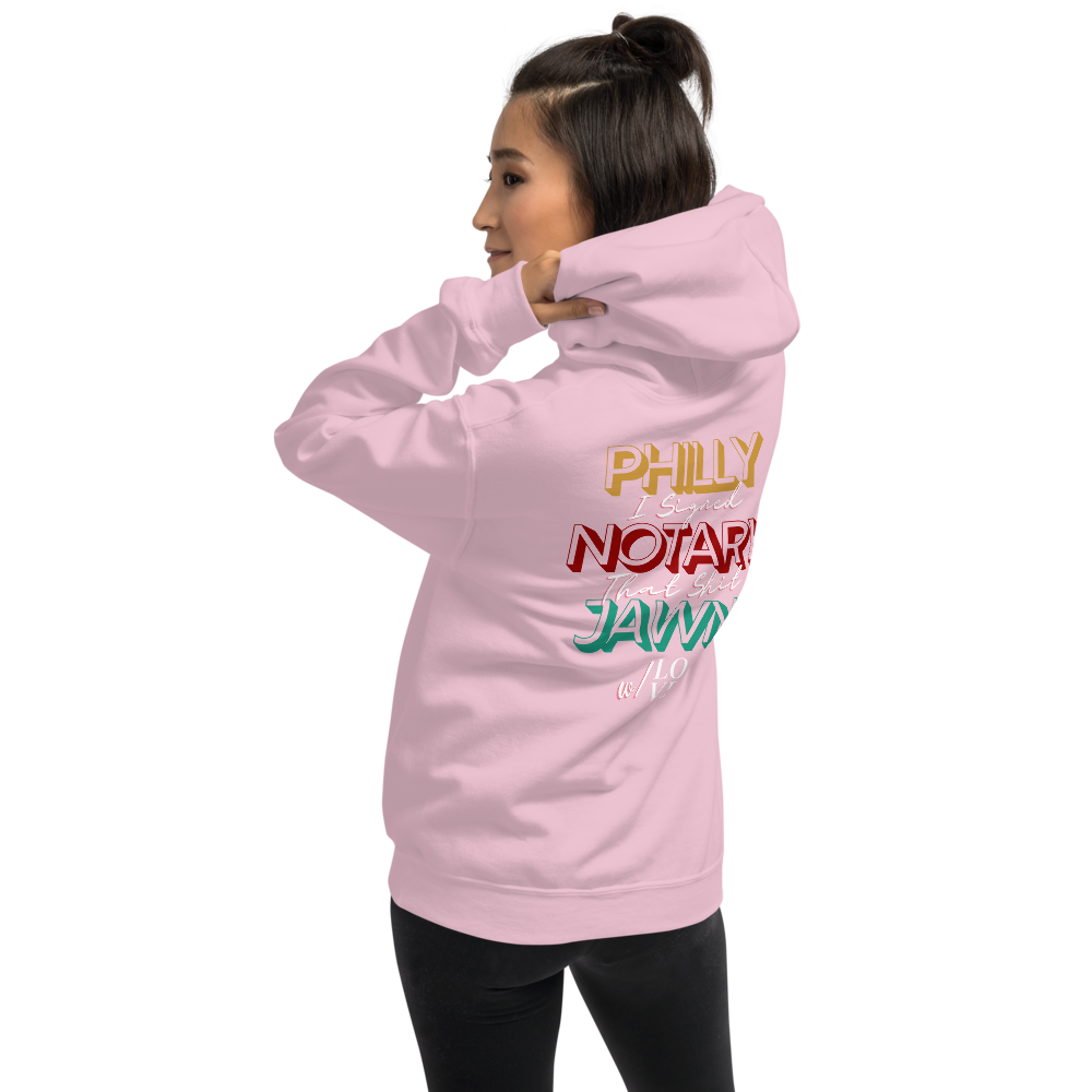 Philly Notary Jawn | Gotcha Front & Back | Unisex Hoodie