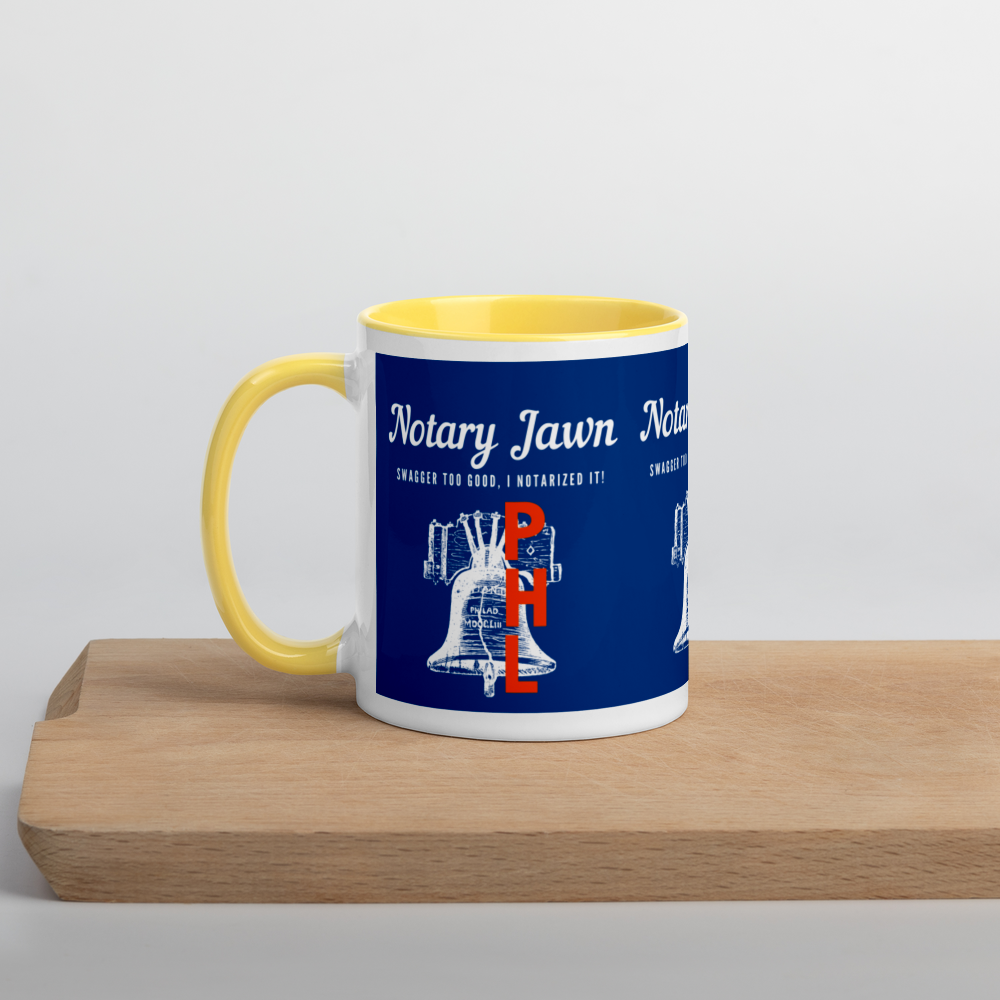 Let Freedom Rang | Notary Jawn | Notary Public | Mug with Color Inside