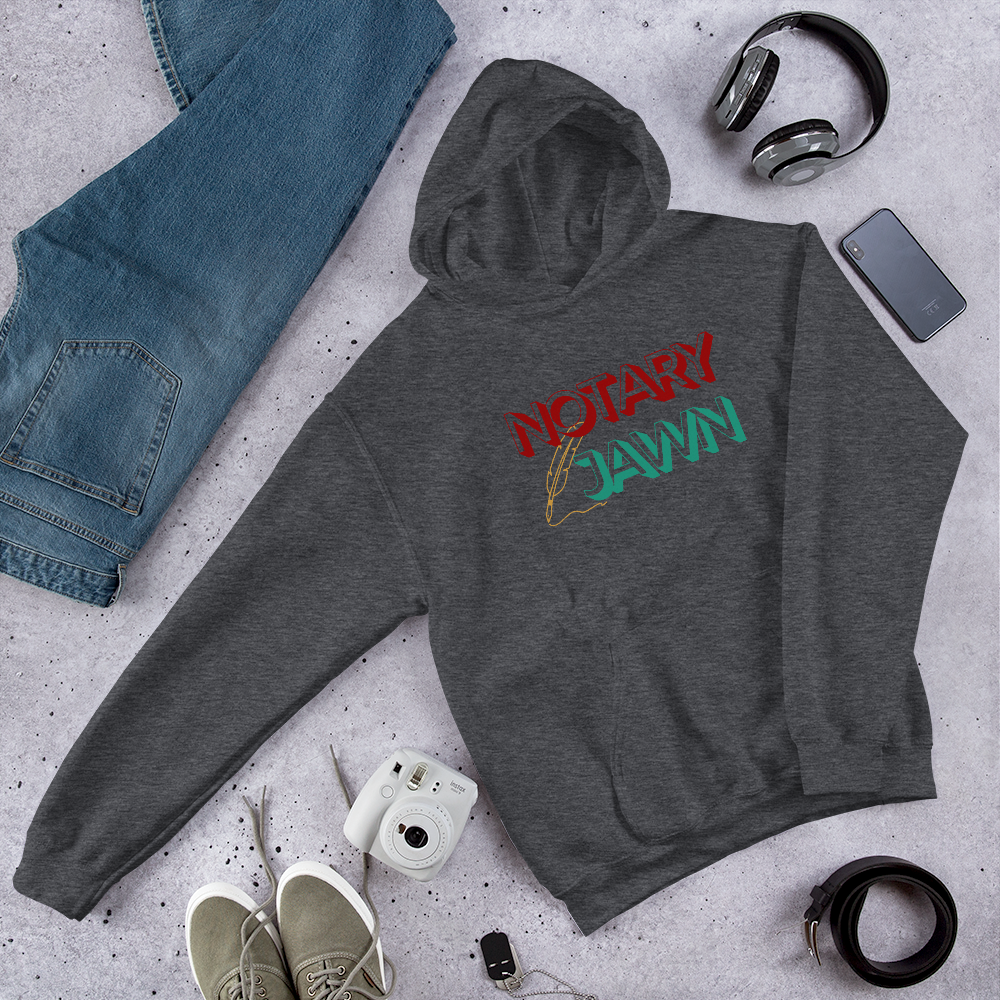 Philly Notary Jawn | Gotcha Front & Back | Unisex Hoodie