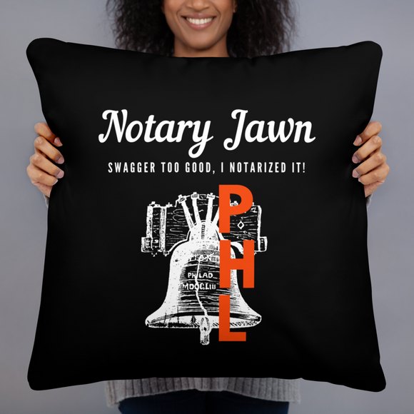 Let Freedom Rang | Notary Jawn | Notary Public | Pillow