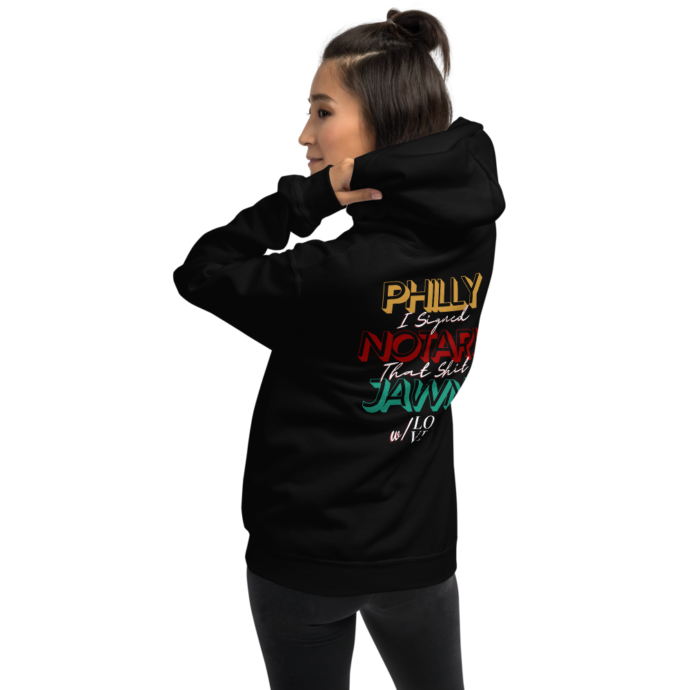 Philly Notary Jawn | Gotcha Front & Back | Unisex Hoodie