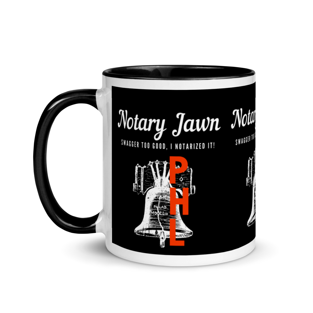 Let Freedom Rang | Notary Jawn | Notary Public | Mug with Color Inside