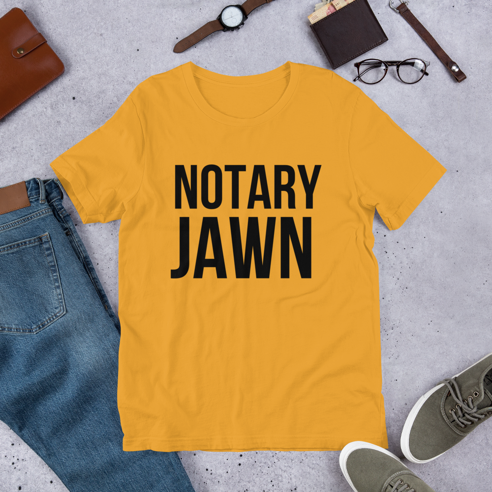 Original Notary Jawn | Notary Public | Short-Sleeve | Unisex T-Shirt