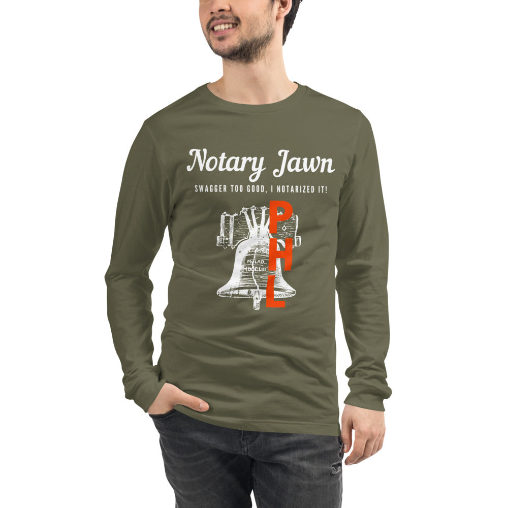 Let Freedom Rang | Notary Jawn | Notary Public | Unisex | Long Sleeve Tee