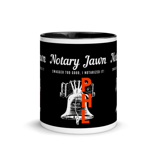 Let Freedom Rang | Notary Jawn | Notary Public | Mug with Color Inside