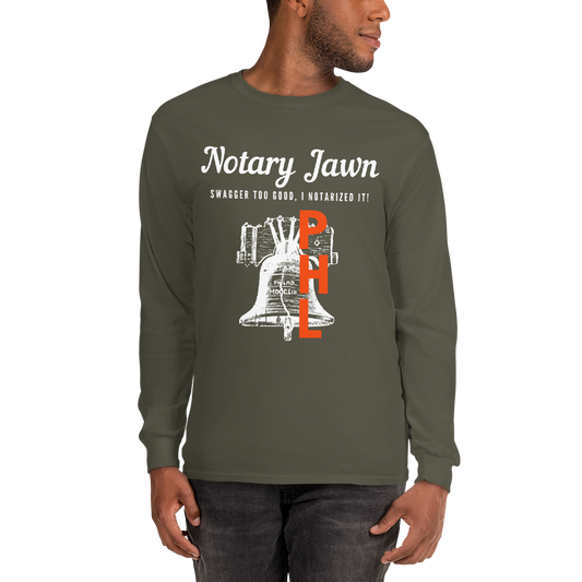 Let Freedom Rang | Notary Jawn | Notary Public | Men’s | Long Sleeve Shirt