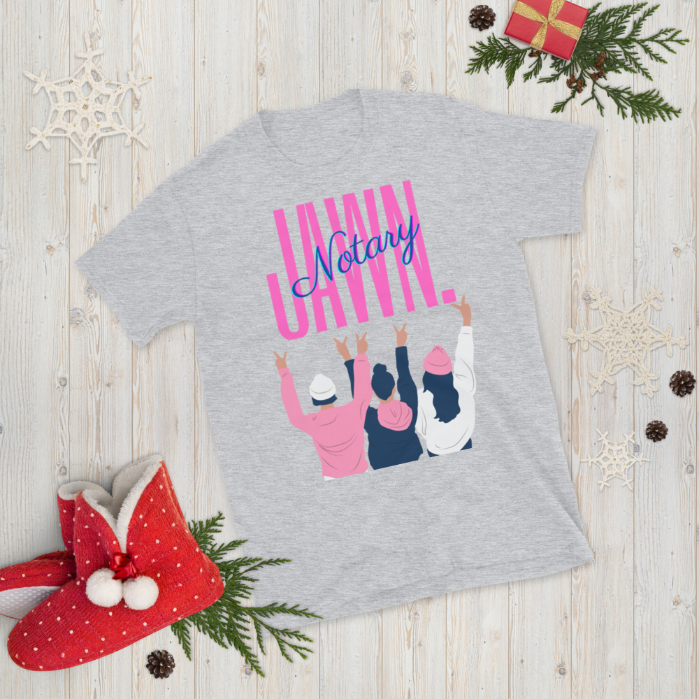 Raise The Roof for Your Notary Jawn | Notary Jawn | Notary Public | Unisex T-shirt