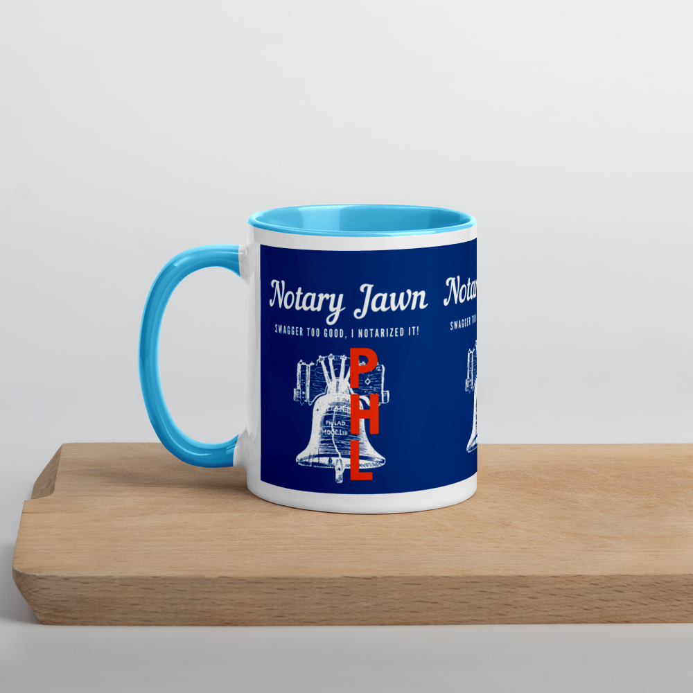 Let Freedom Rang | Notary Jawn | Notary Public | Mug with Color Inside