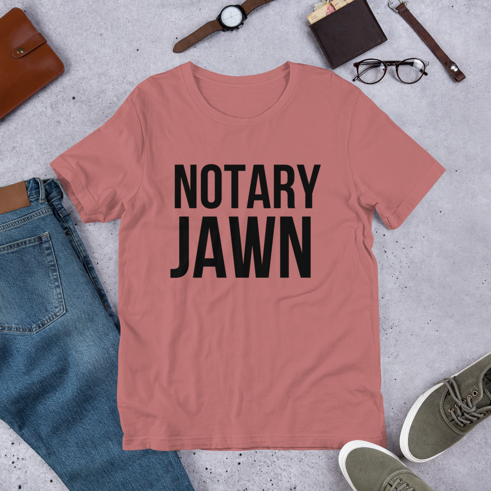 Original Notary Jawn | Notary Public | Short-Sleeve | Unisex T-Shirt