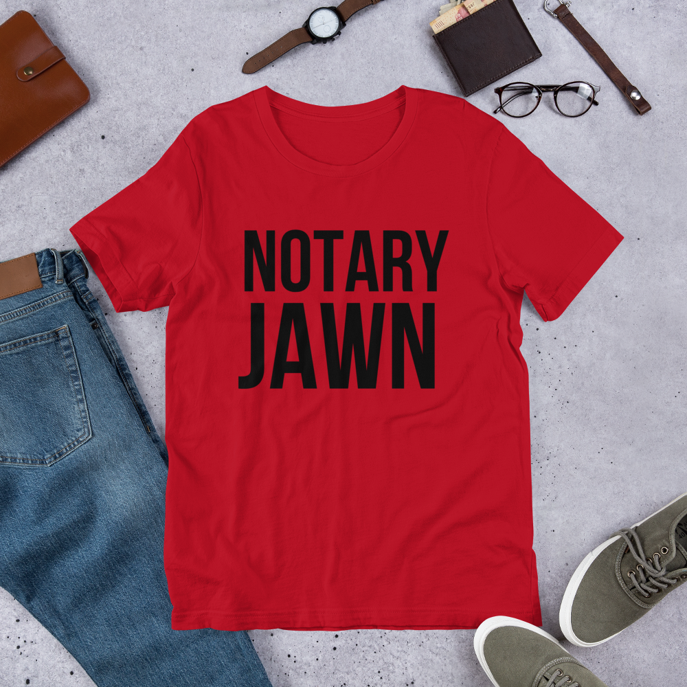 Original Notary Jawn | Notary Public | Short-Sleeve | Unisex T-Shirt