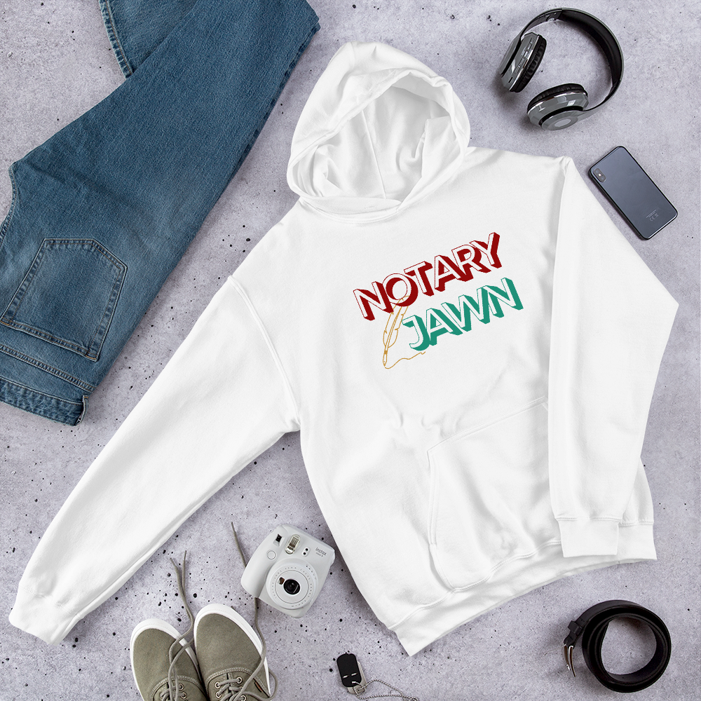 Philly Notary Jawn | Gotcha Front & Back | Unisex Hoodie