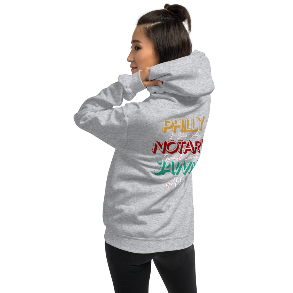 Philly Notary Jawn | Gotcha Front & Back | Unisex Hoodie